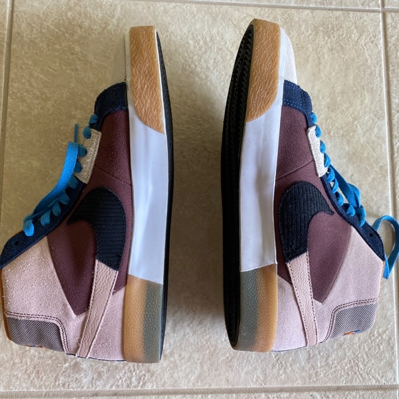 Nike SB Blazer Mid Premium Multi-Color Leather Mens 9 NEW In Box - Picture 5 of 7